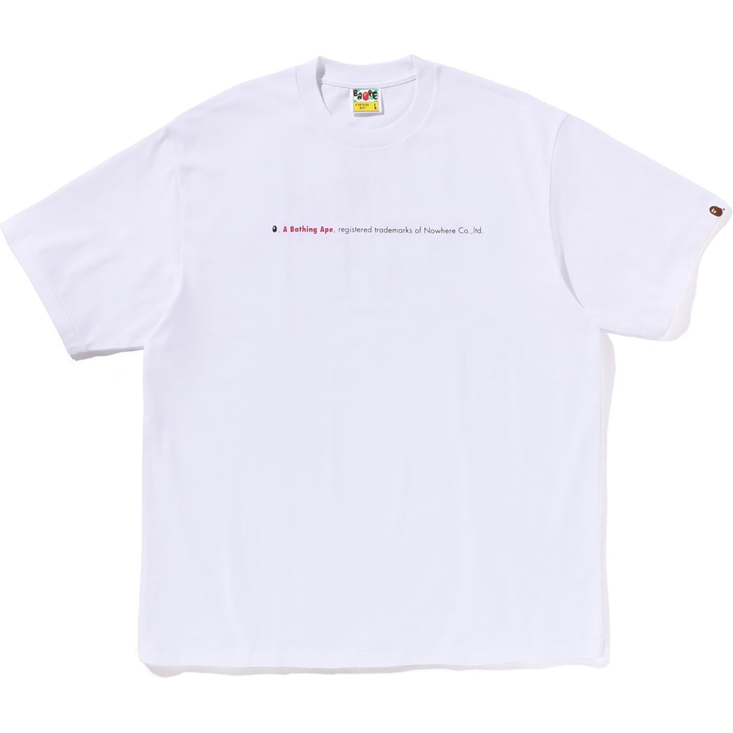 BAPE HIGHTLIGHT LOGO RELAXED FIT TEE MENS