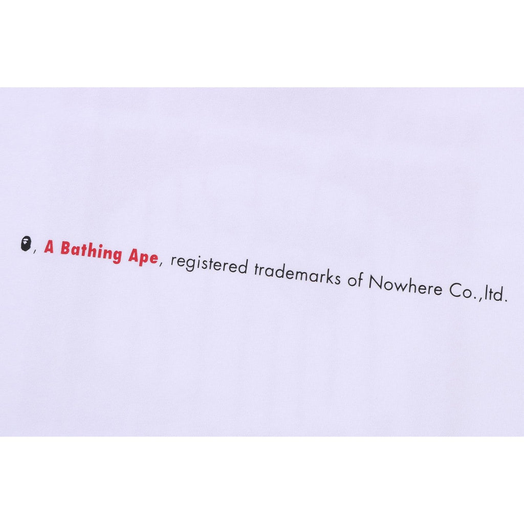 BAPE HIGHTLIGHT LOGO RELAXED FIT TEE MENS