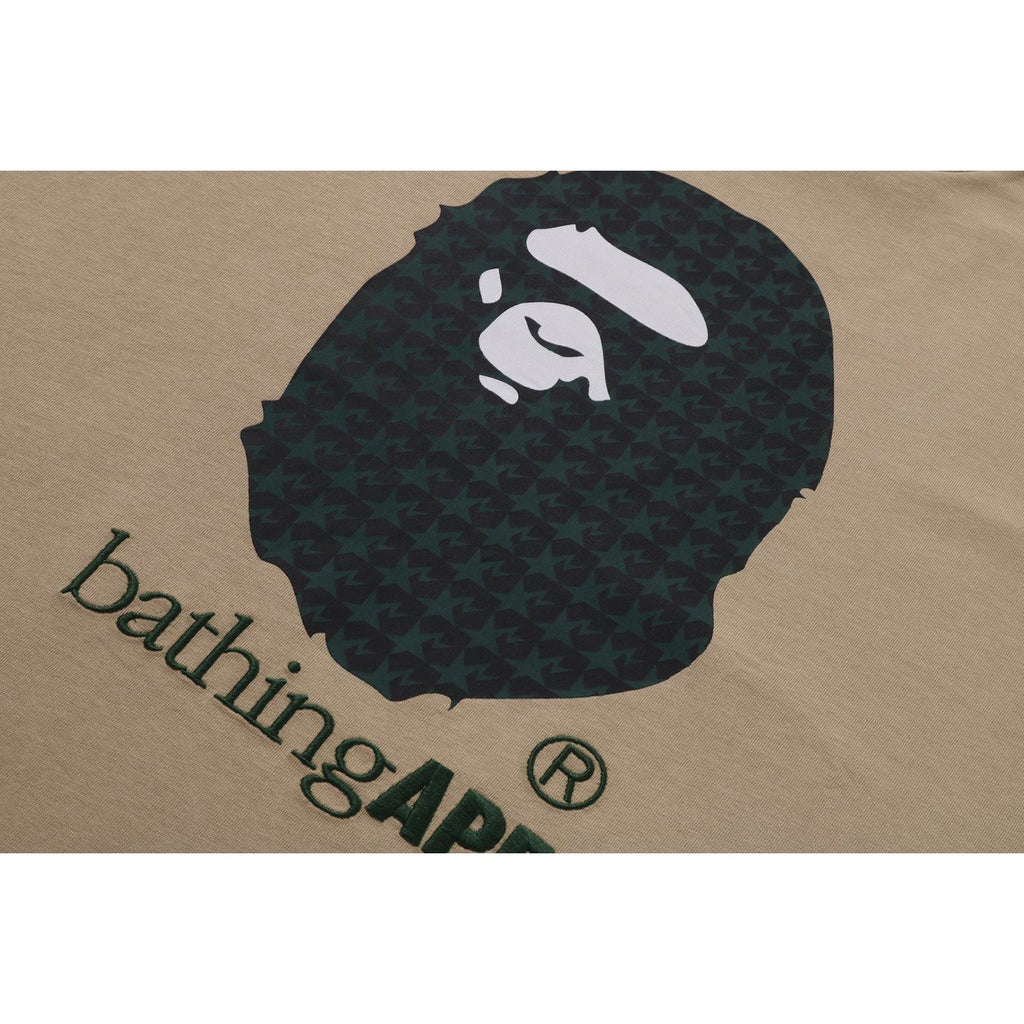 BAPE STA HOUNDSTOOTH BY BATHING APE RELAXED FIT TEE MENS