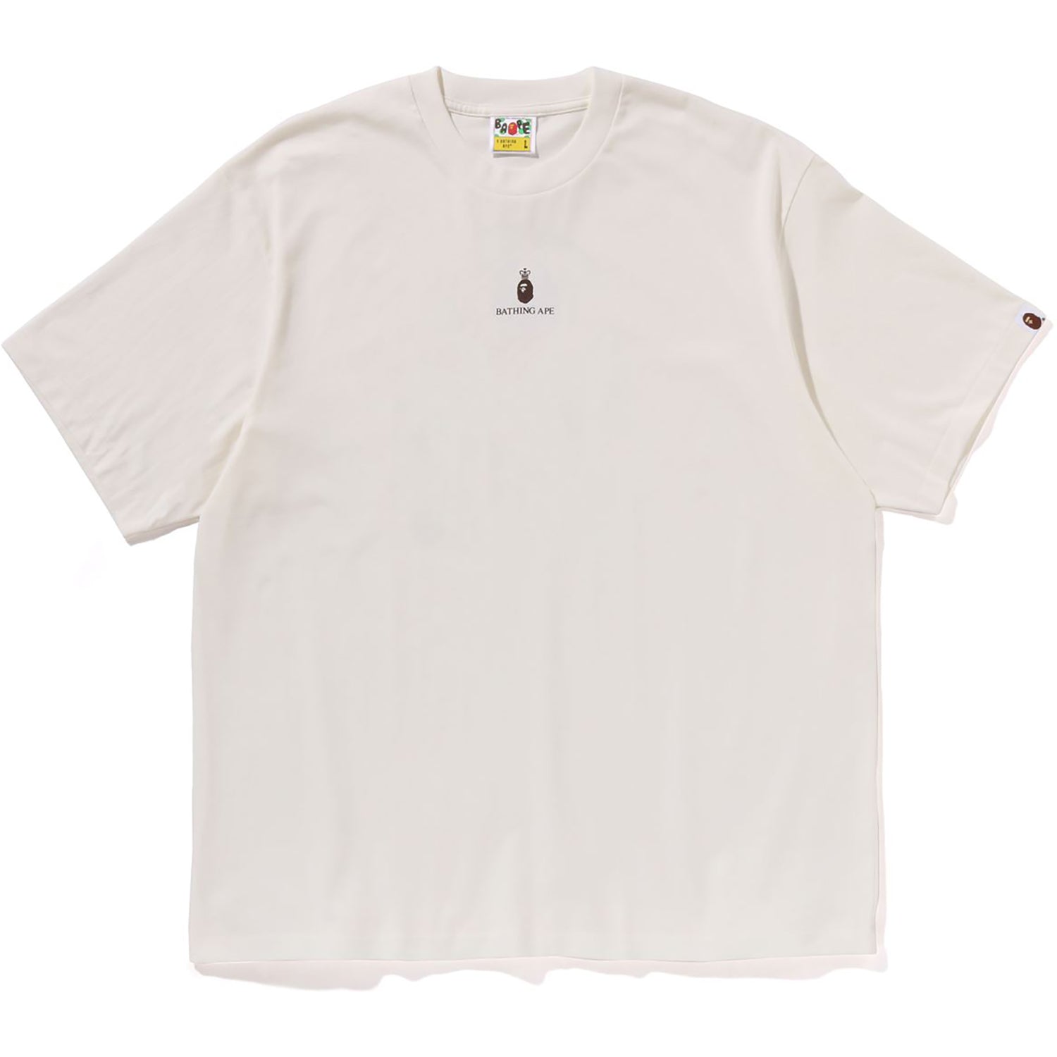 BAPE COLLEGE LOGO RELAXED FIT TEE MENS