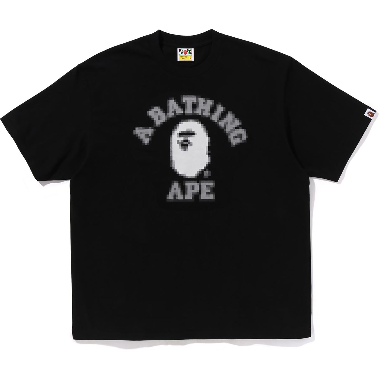 BAPE PIXAL COLLEGE RELAXED FIT TEE MENS