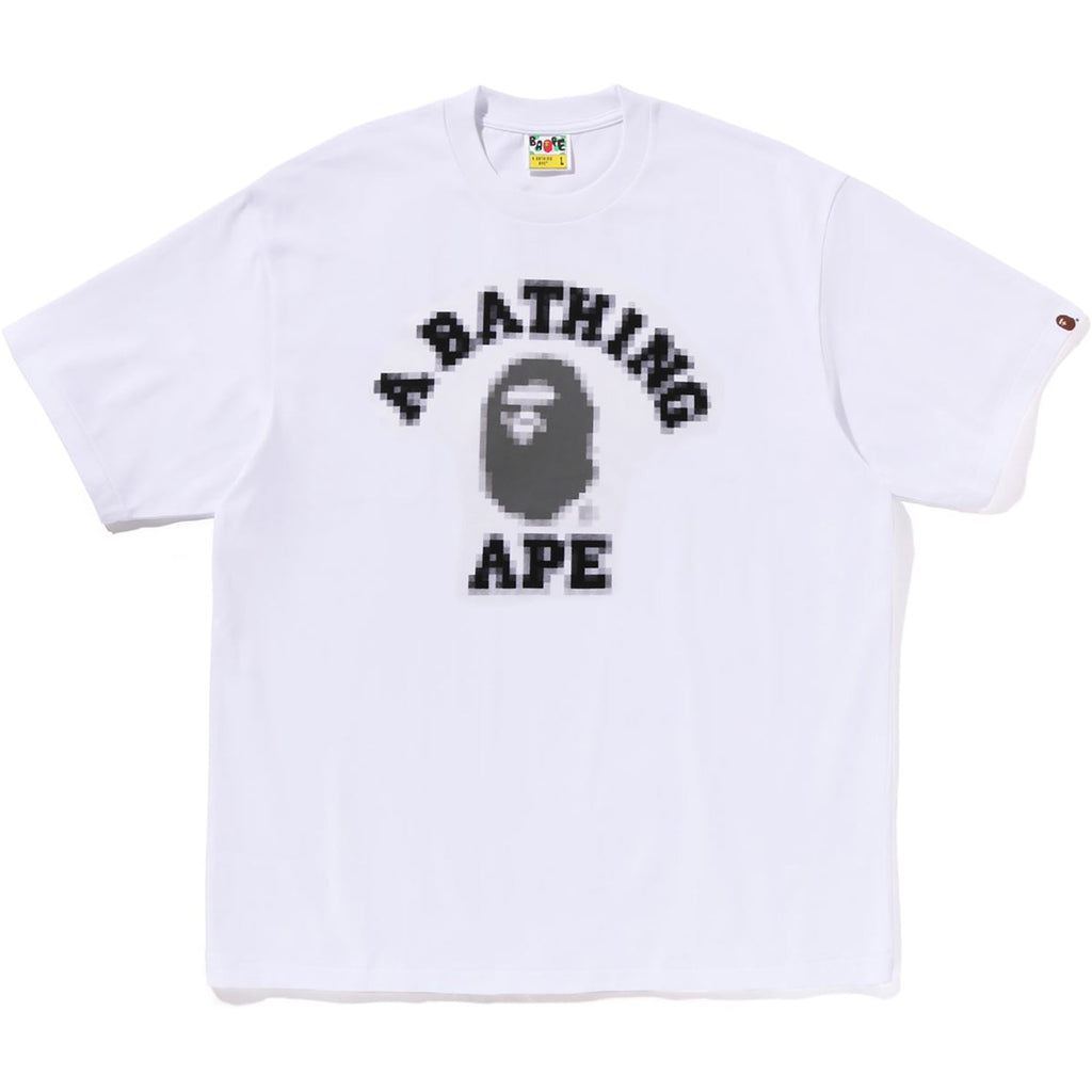 BAPE PIXAL COLLEGE RELAXED FIT TEE MENS