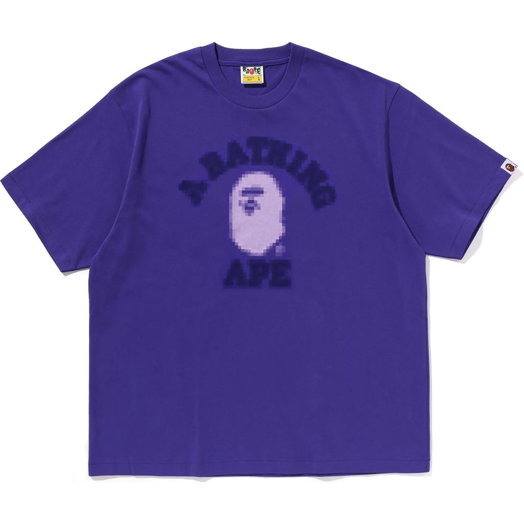 BAPE PIXAL COLLEGE RELAXED FIT TEE MENS
