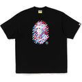 BAPE ABC CAMO ILLUSION APE HEAD RELAXED FIT TEE MENS