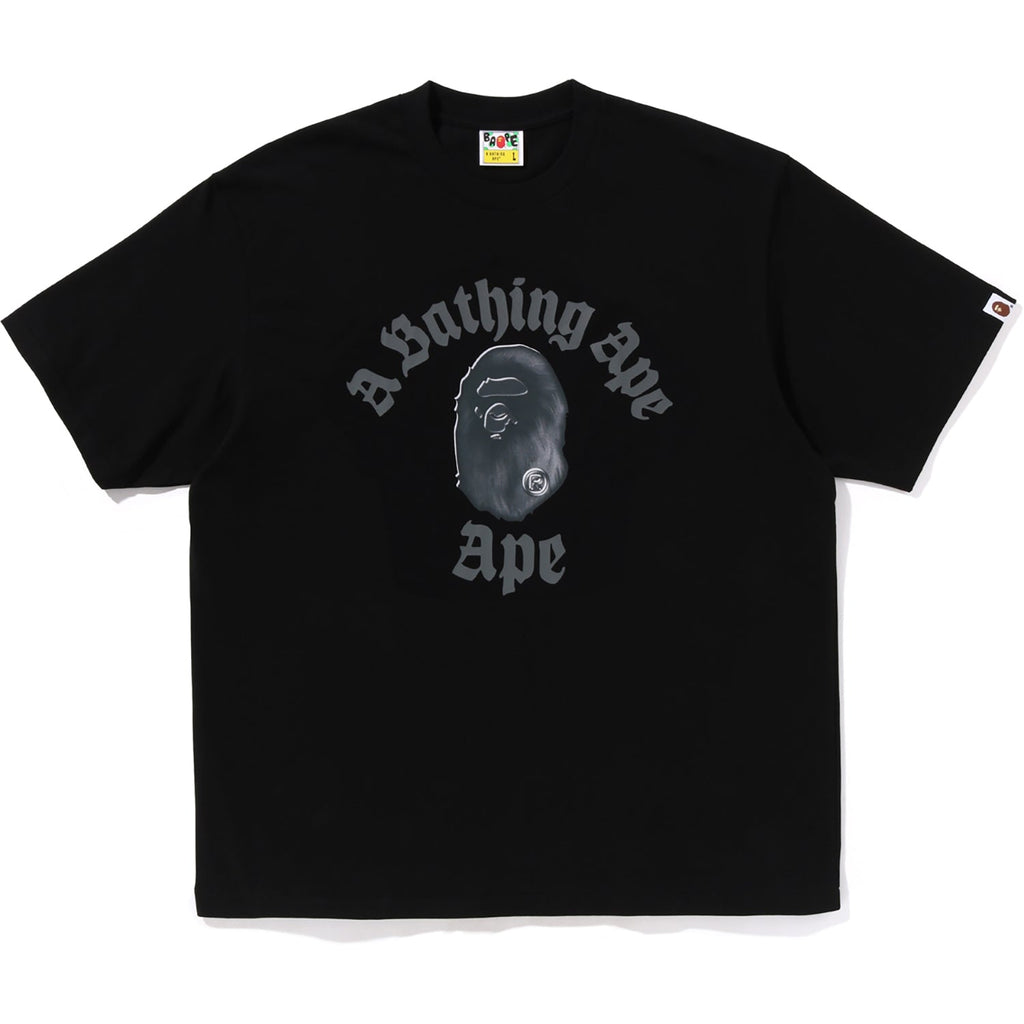 BAPE GOTHIC COLLEGE RELAXED FIT TEE MENS