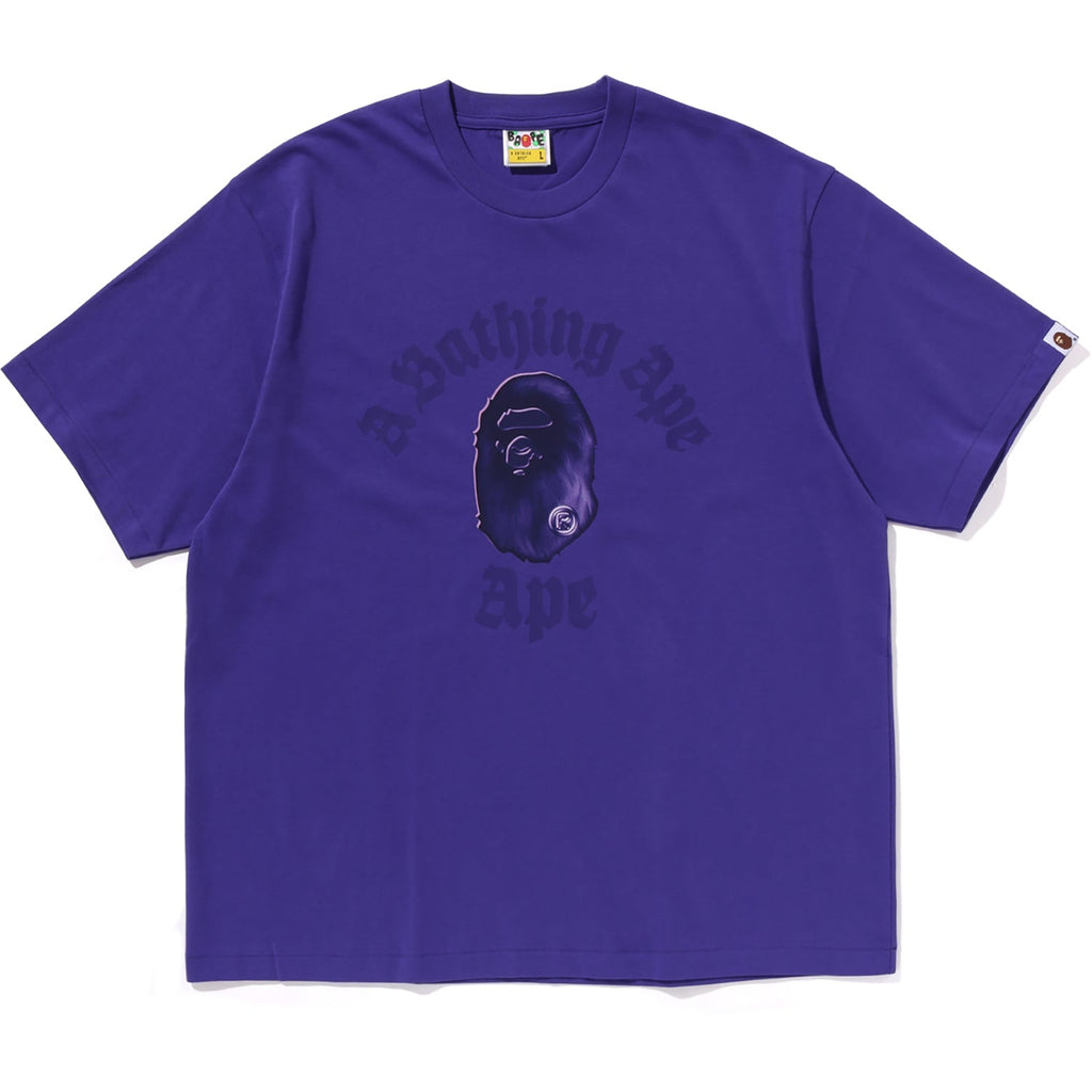 BAPE GOTHIC COLLEGE RELAXED FIT TEE MENS
