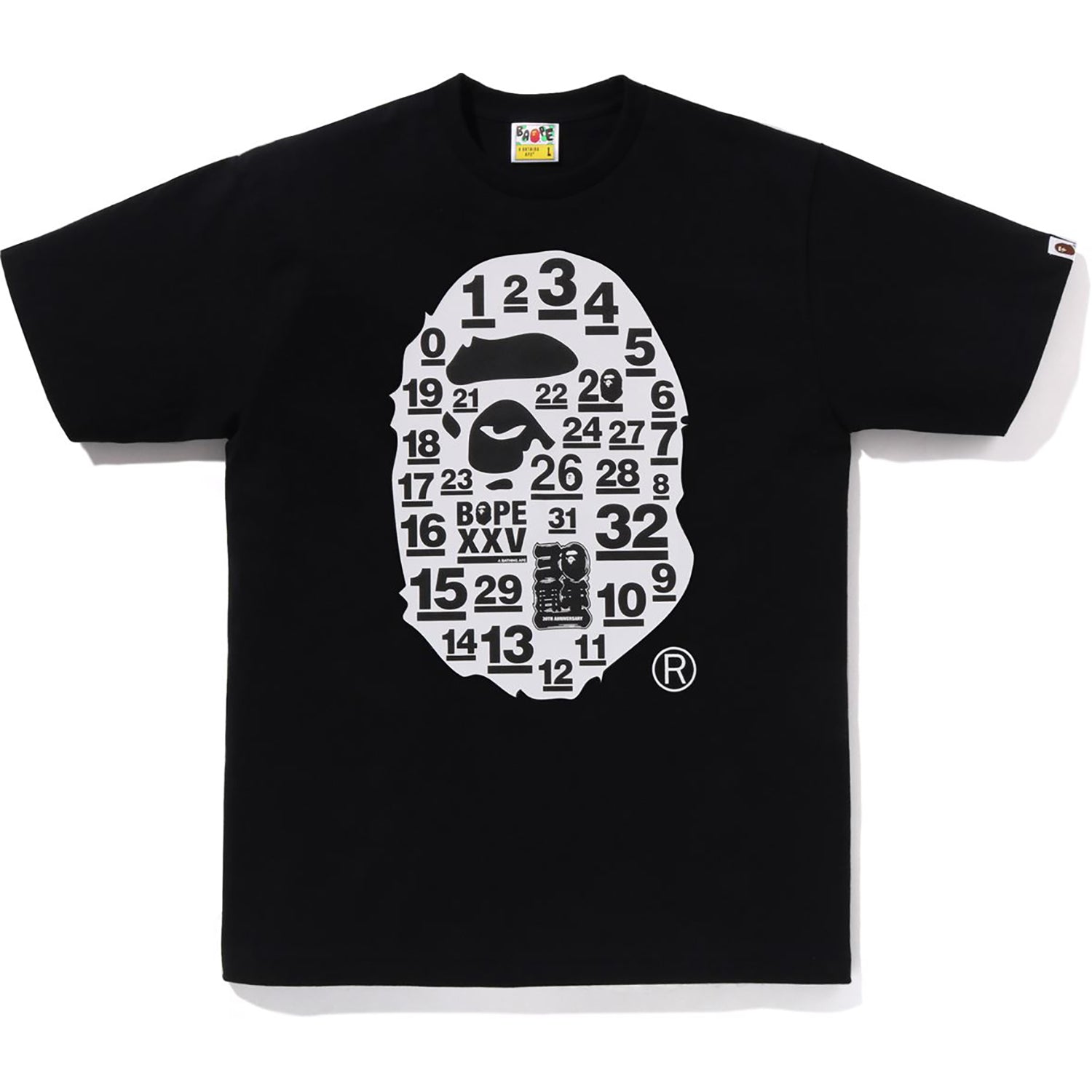 BAPE A BATHING APE 32ND ANNIV. BIG APE HEAD T MENS