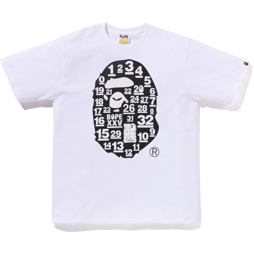 BAPE A BATHING APE 32ND ANNIV. BIG APE HEAD T MENS
