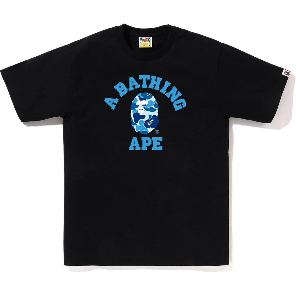 BAPE ABC CAMO COLLEGE TEE MENS