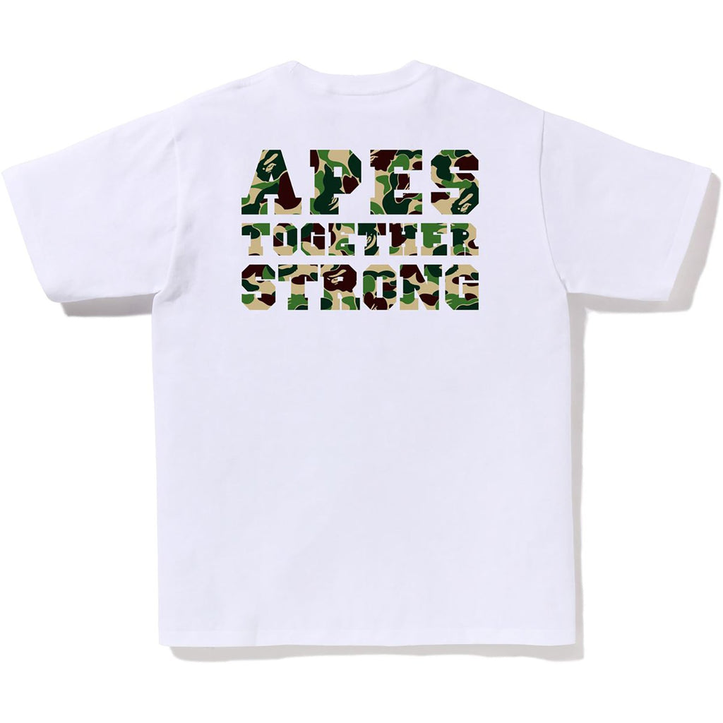BAPE ABC CAMO COLLEGE ATS TEE MENS
