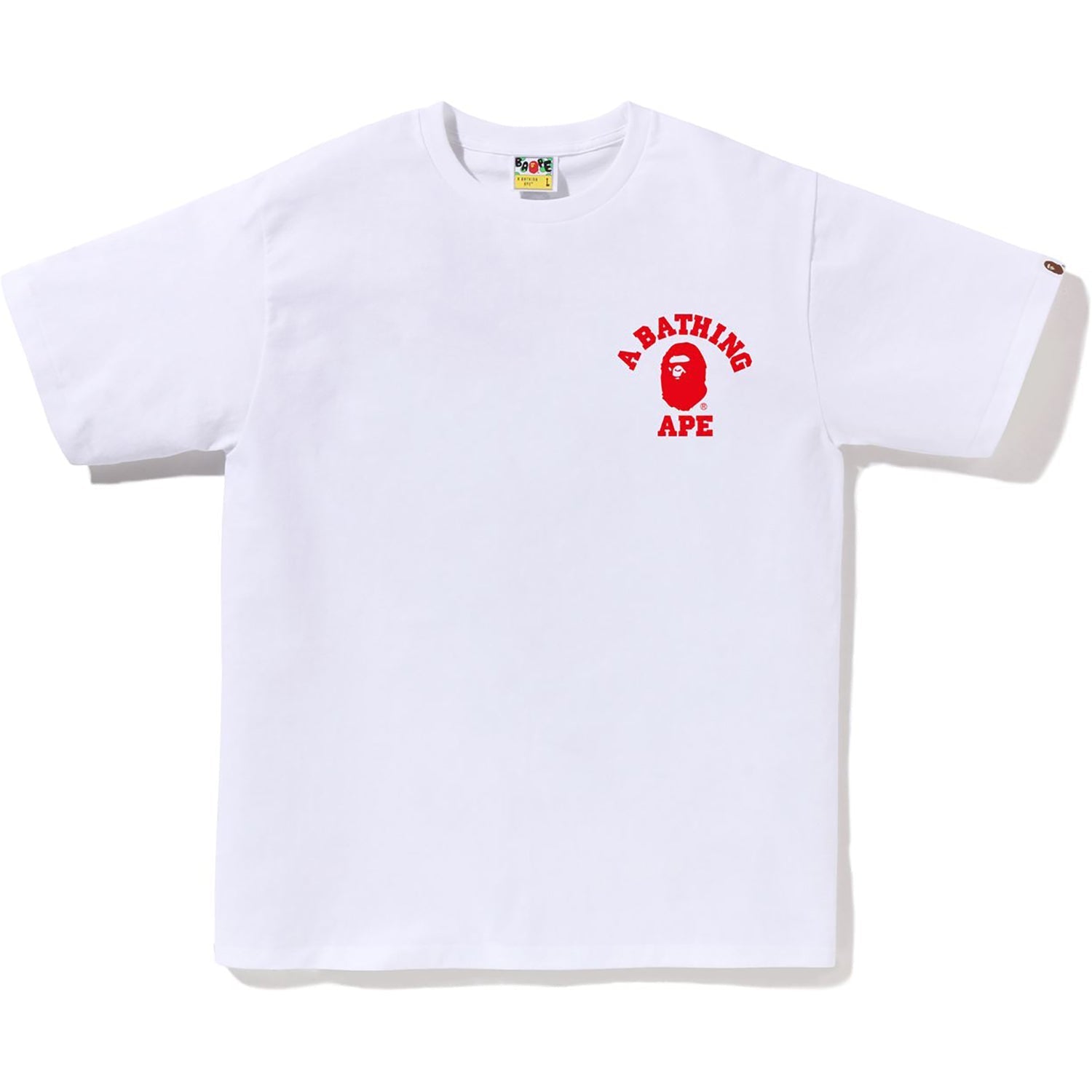 BAPE ABC CAMO COLLEGE ATS TEE MENS