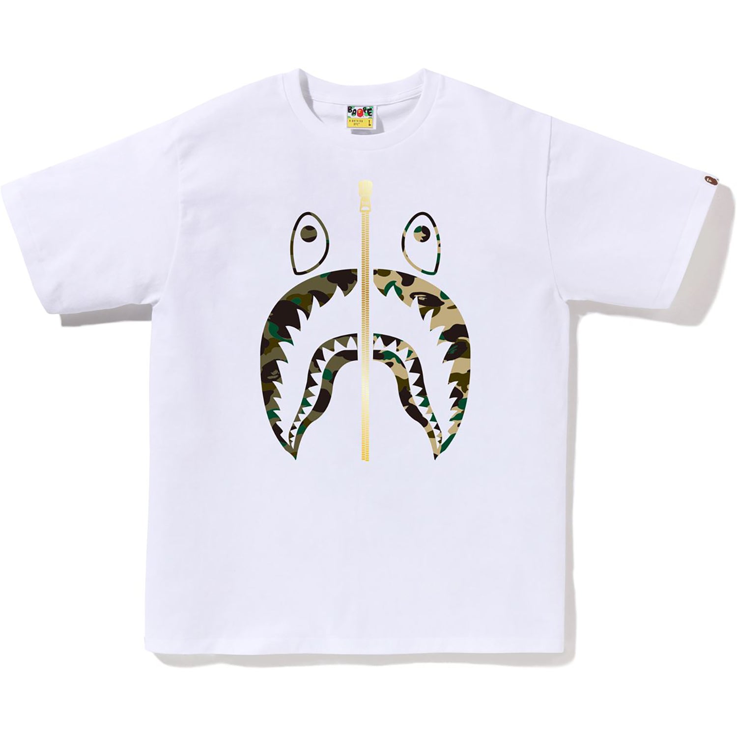 BAPE 1ST CAMO SEPARATE SHARK TEE MENS