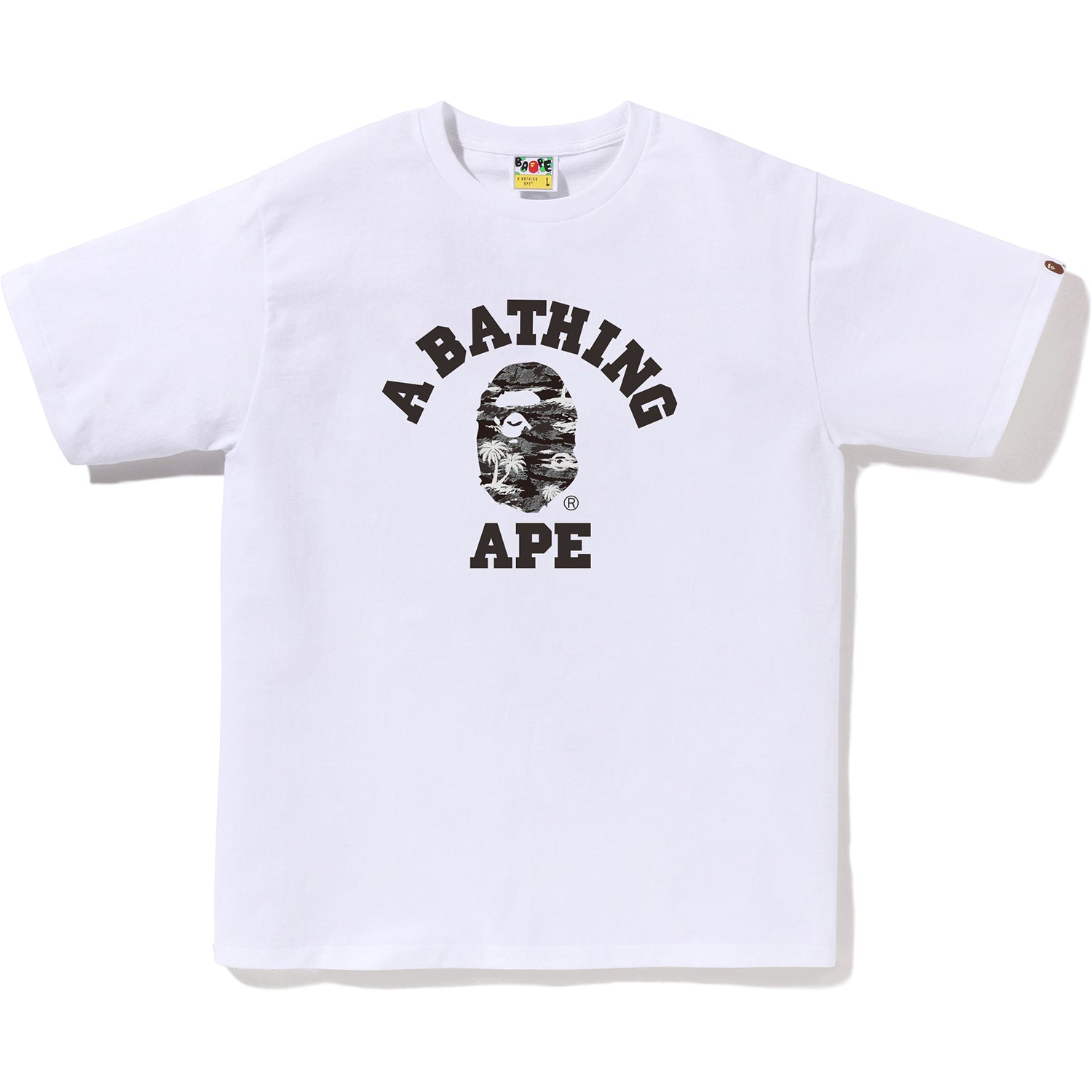 BAPE PALM TREE CAMO COLLEGE TEE