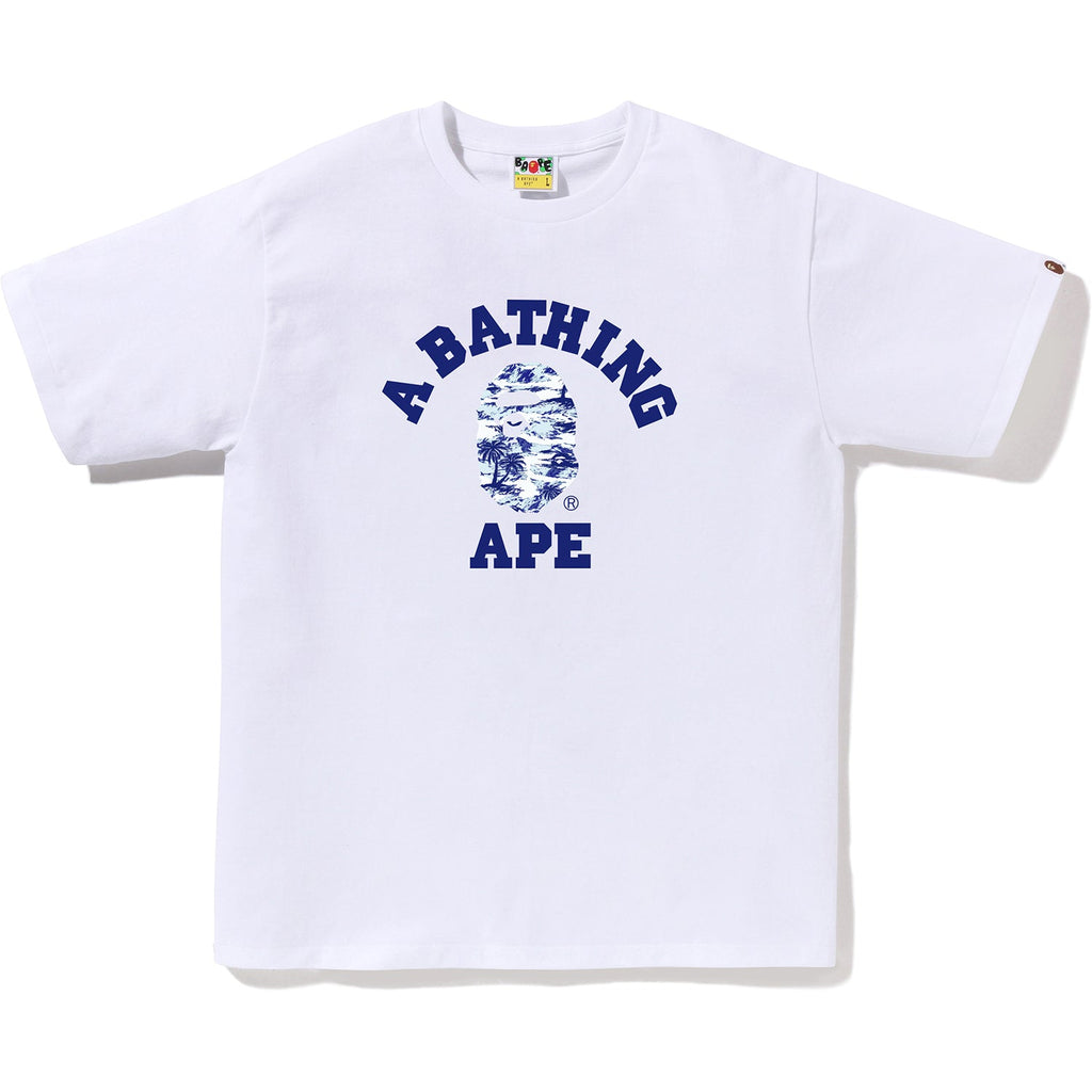 BAPE PALM TREE CAMO COLLEGE TEE