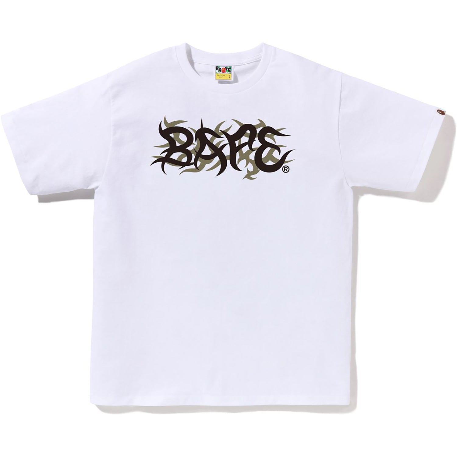 BAPE TRIAL CAMO LOGO TEE MENS