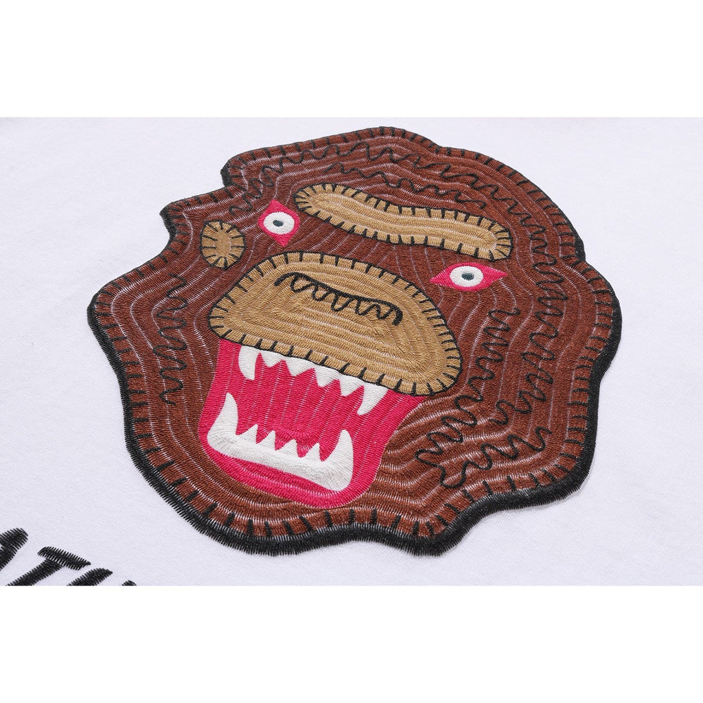 BAPE EMBROIDERY STYLE SOUVENIR LOGO TEE MENS