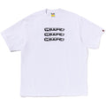 BAPE PIN LOGO RELAXED FIT TEE MENS