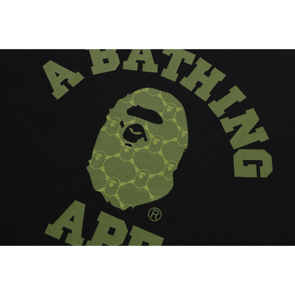 BAPE COLLEGE MONOGRAM COLLEGE RELAXED FIT TEE MENS