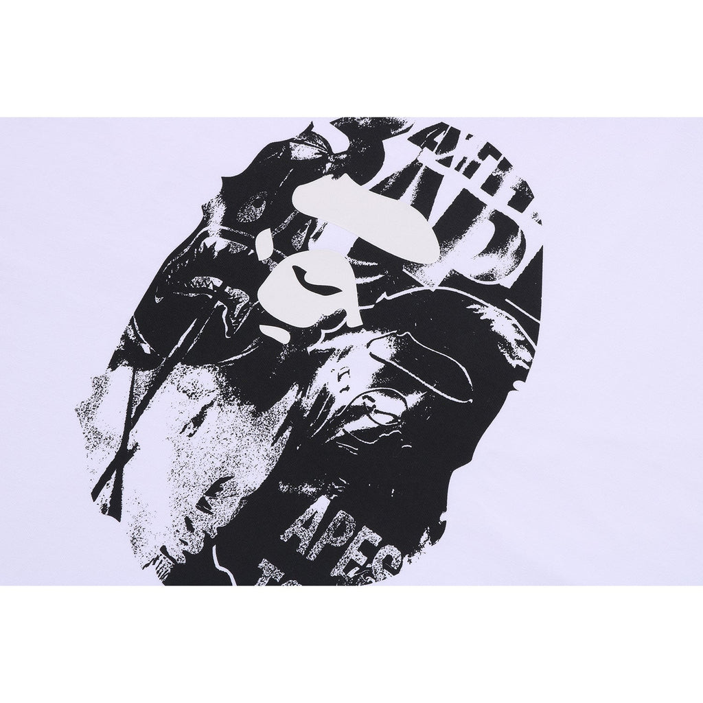 BAPE PHOTO PRINT APE HEAD RELAXED FIT TEE MENS