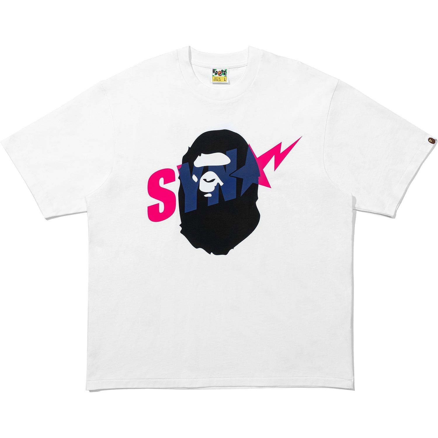 BAPE X SPOTIFY BY CENTRAL CEE APE HEAD RELAXED FIT TEE MENS