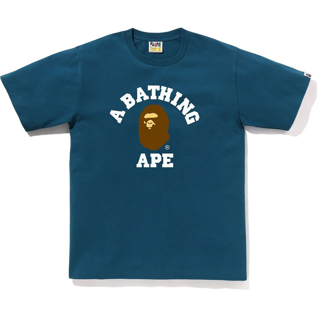 BAPE COLLEGE TEE MENS