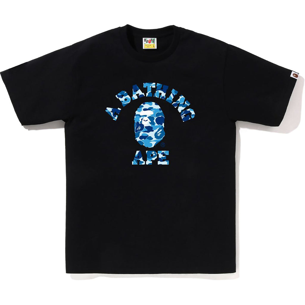 BAPE ABC CAMO COLLEGE TEE MENS