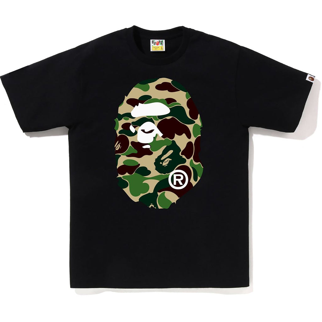 BAPE ABC CAMO BIG APE HEAD TEE MENS