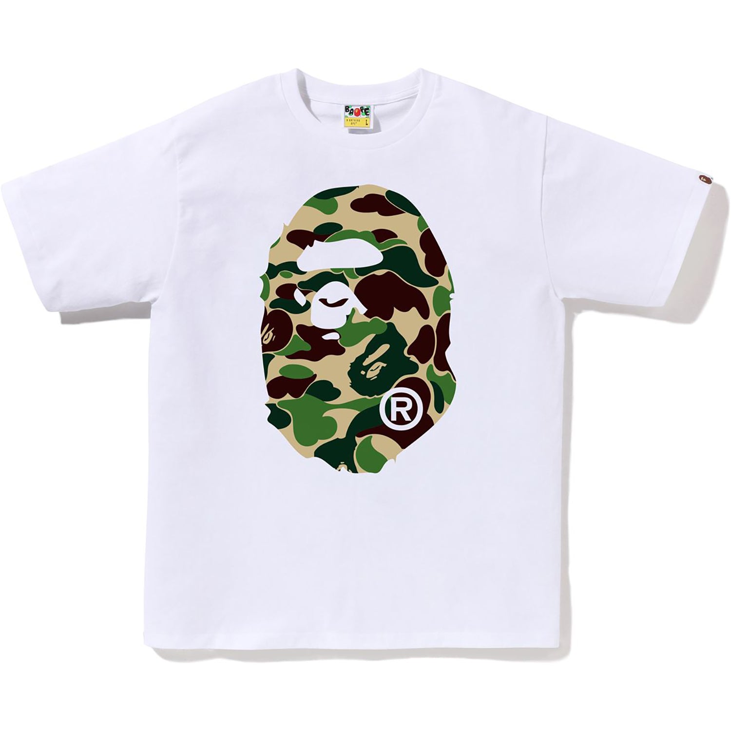 BAPE ABC CAMO BIG APE HEAD TEE MENS