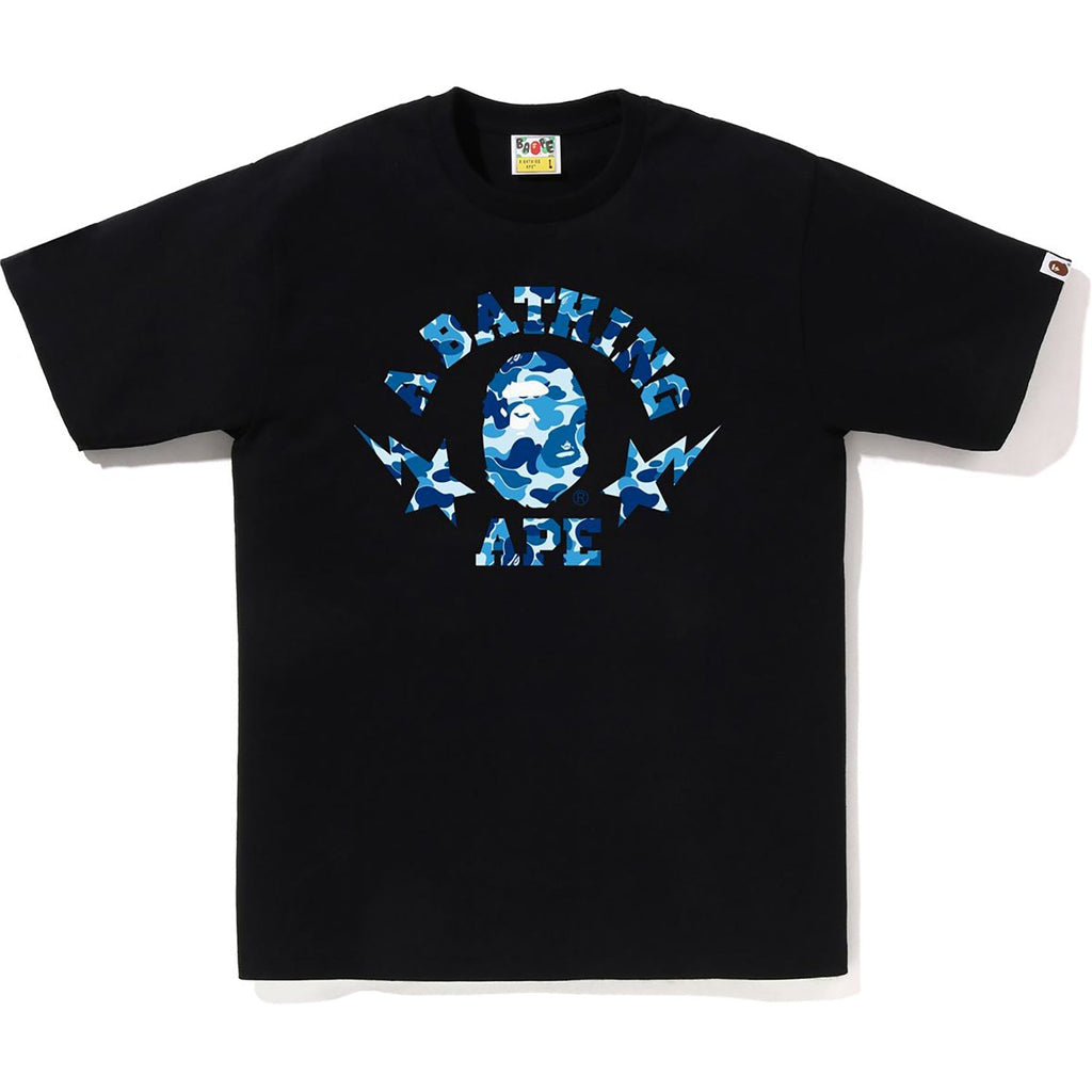 BAPE ABC CAMO STA COLLEGE TEE MENS