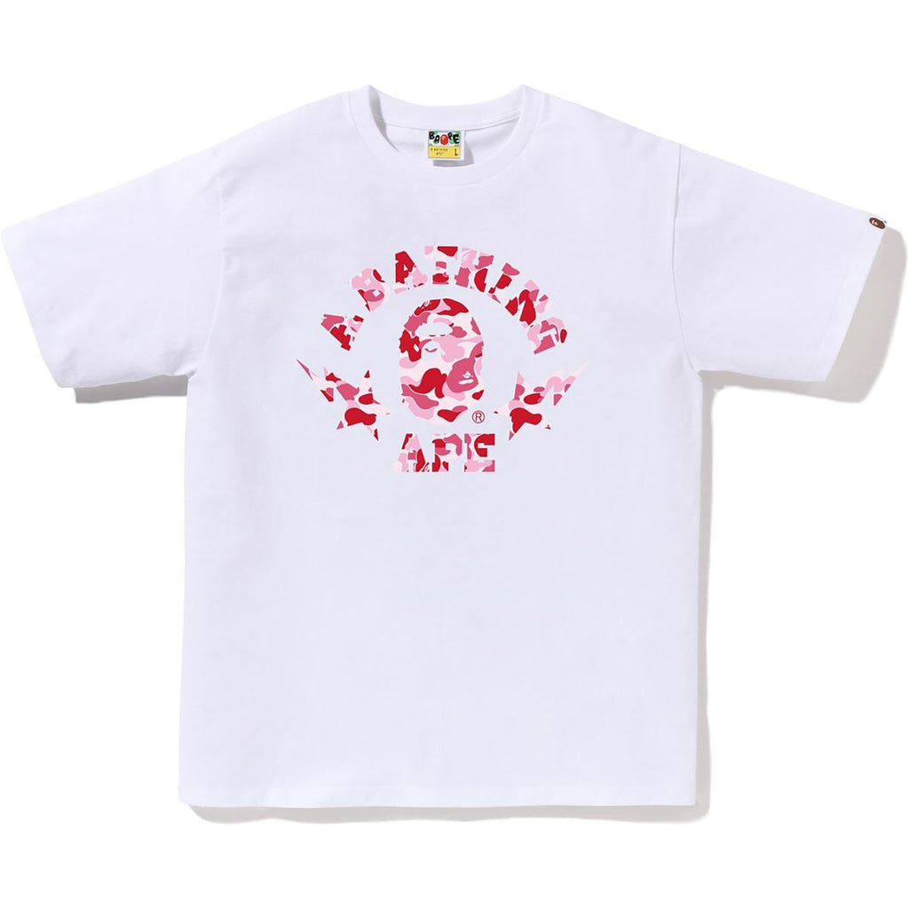 BAPE ABC CAMO STA COLLEGE TEE MENS