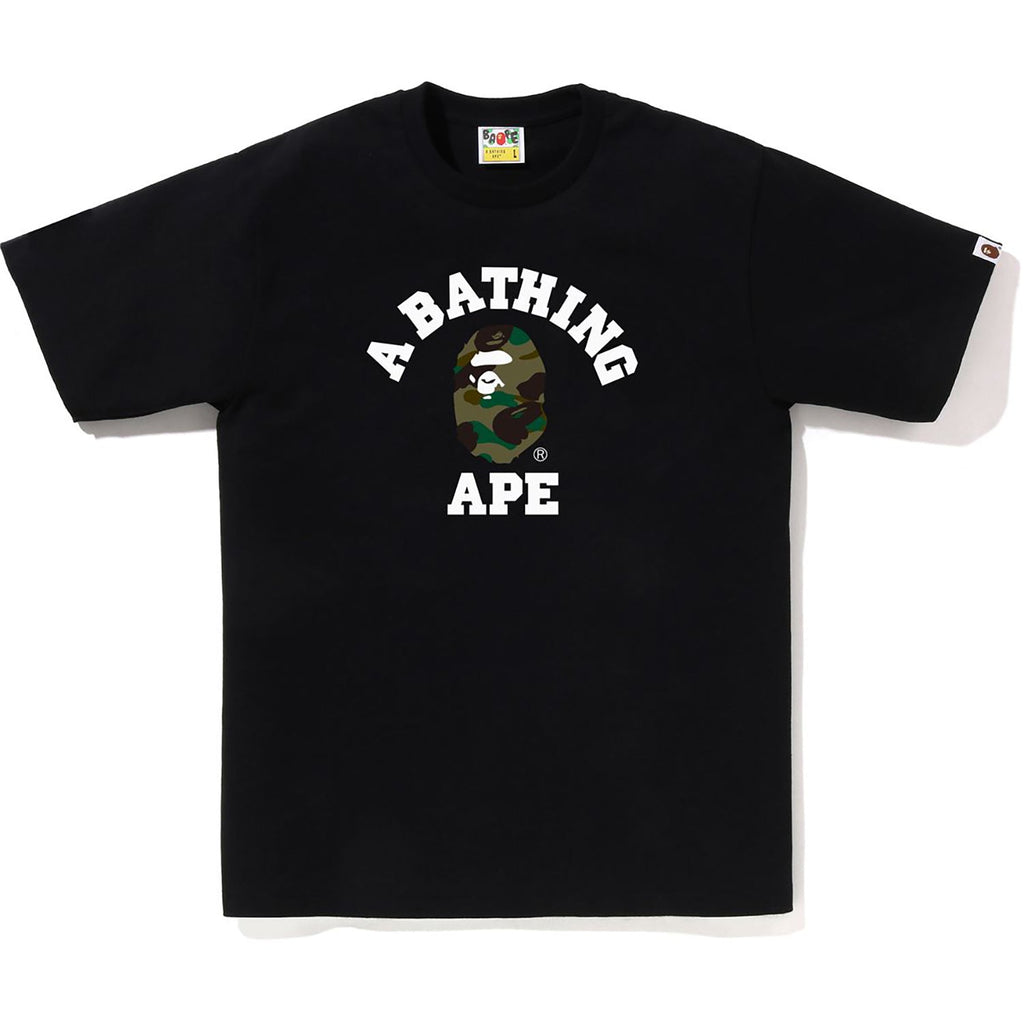 BAPE 1ST CAMO COLLEGE TEE MENS