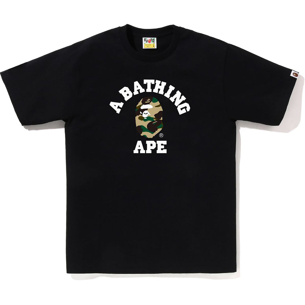 BAPE 1ST CAMO COLLEGE TEE MENS