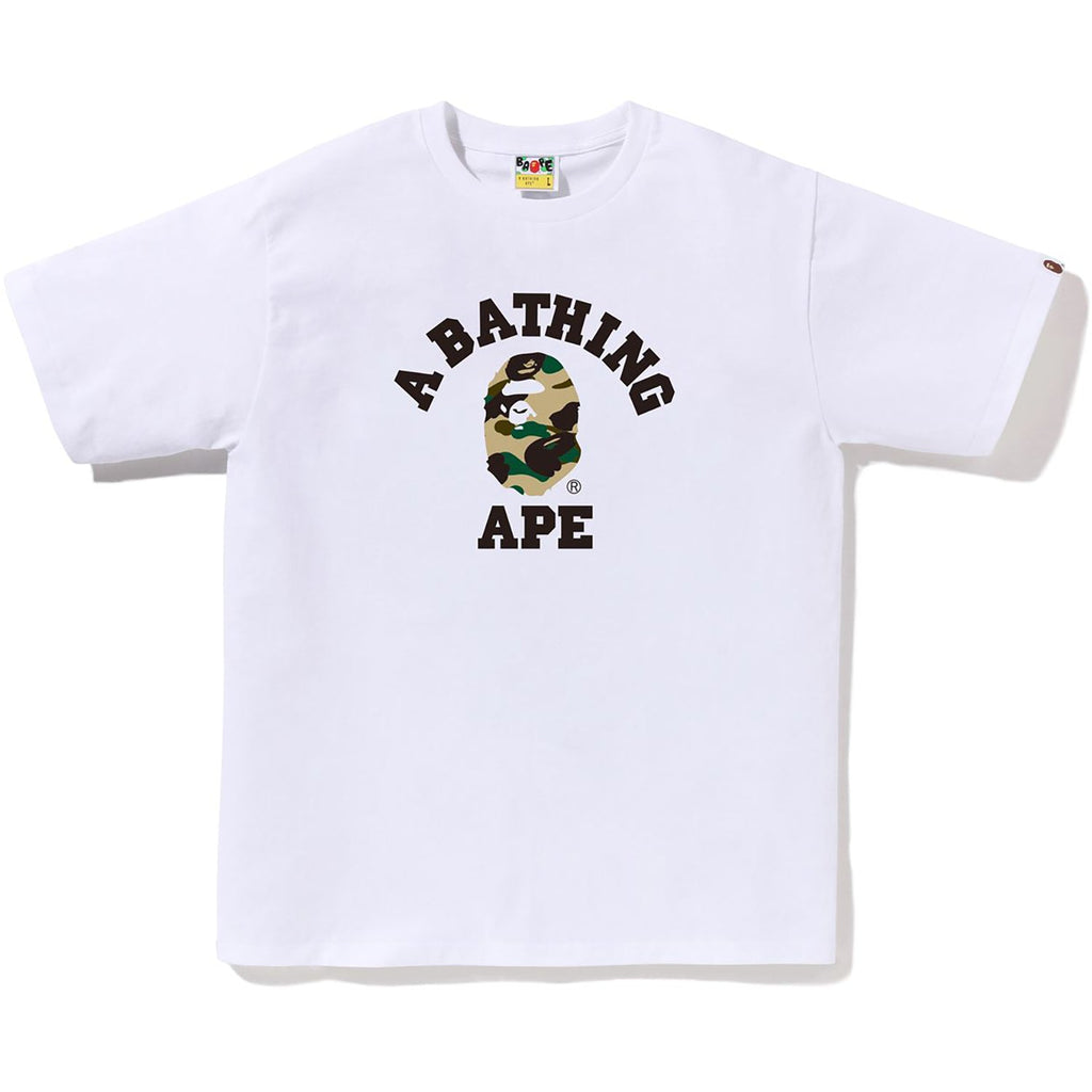 BAPE 1ST CAMO COLLEGE TEE MENS