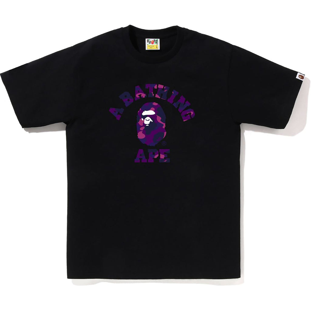 BAPE COLOR CAMO COLLEGE TEE MENS