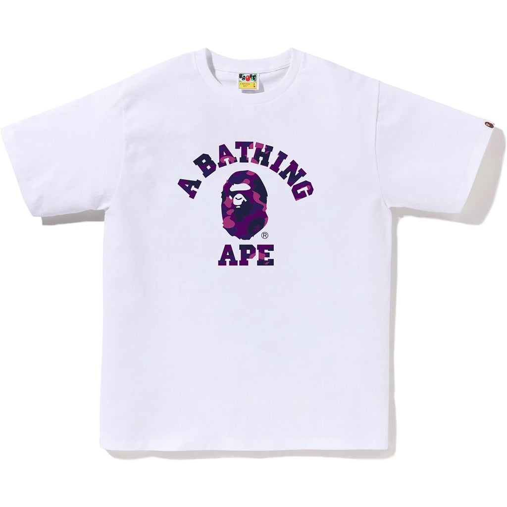 BAPE COLOR CAMO COLLEGE TEE MENS