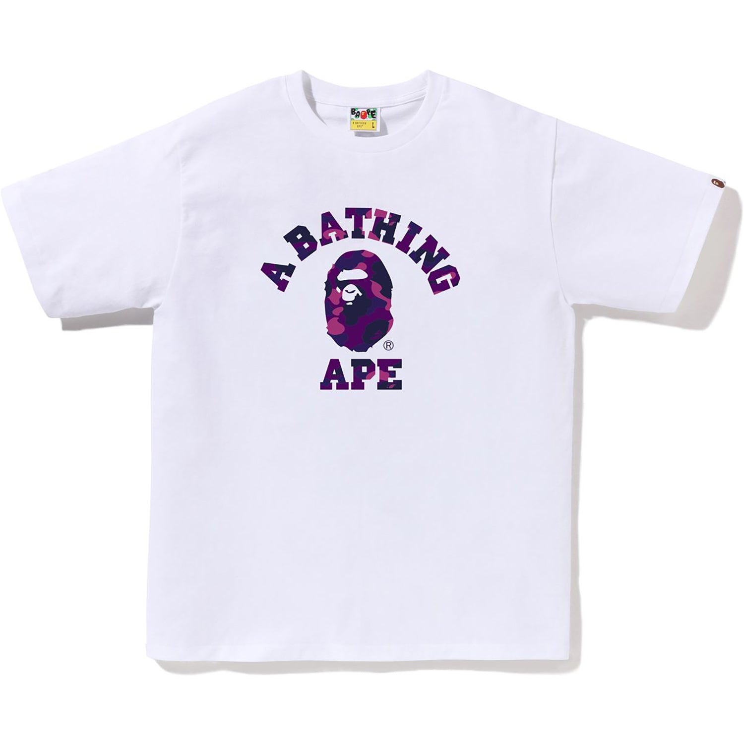 BAPE COLOR CAMO COLLEGE TEE MENS