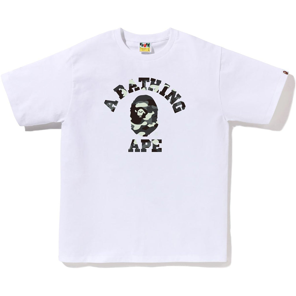 BAPE CITY CAMO COLLEGE TEE MENS