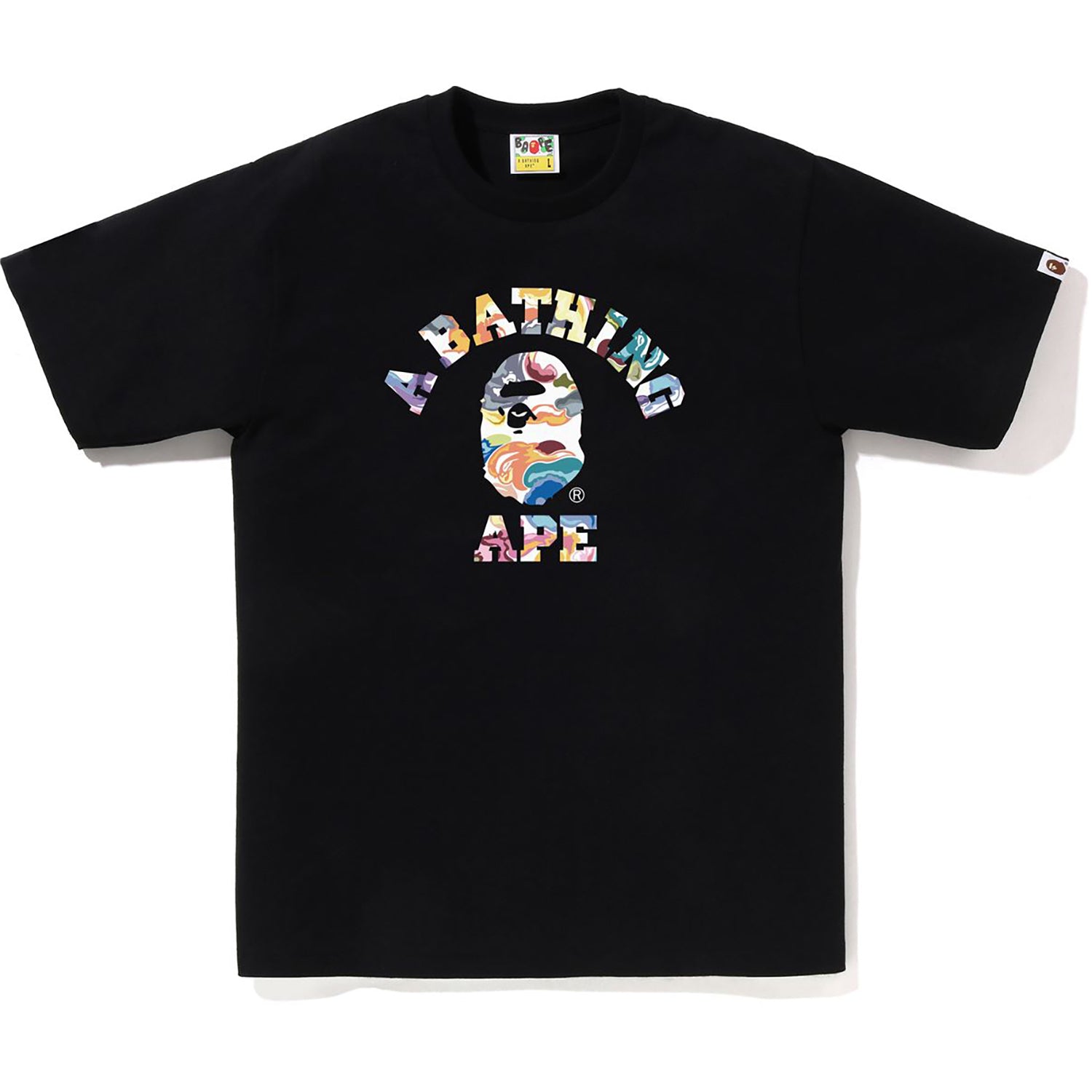 BAPE ART CAMO COLLEGE TEE MENS