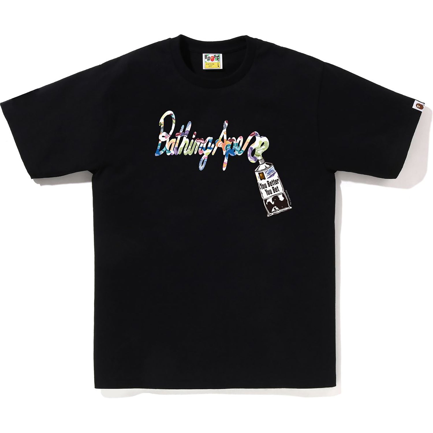BAPE ART CAMO PAINT TUBE TEE MENS