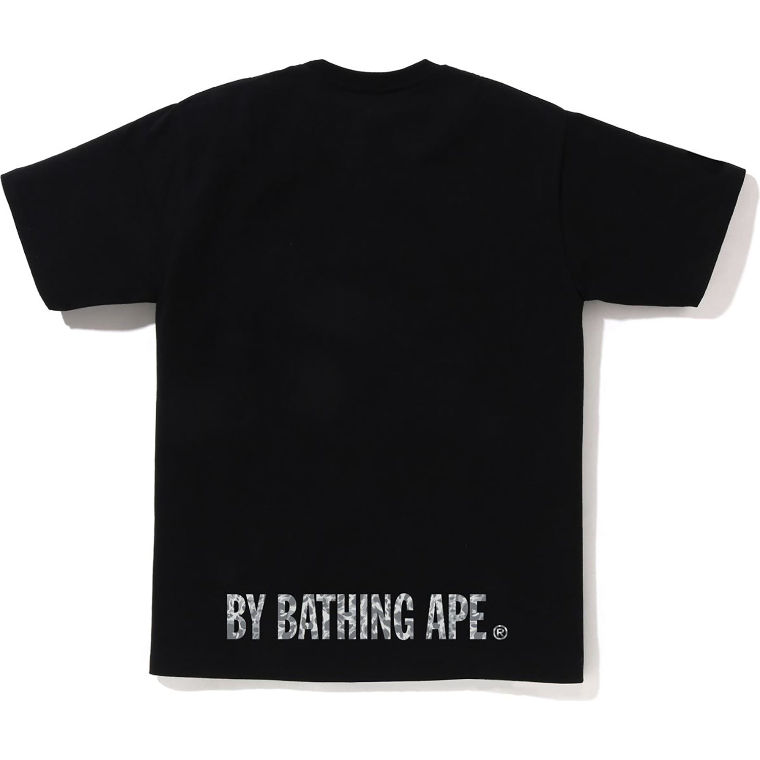 BAPE WILD LEOPARD PATTERN APE FACE STA TEE MENS