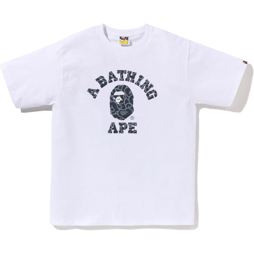 BAPE JAPANESE CLOUD CAMO COLLEGE TEE MENS
