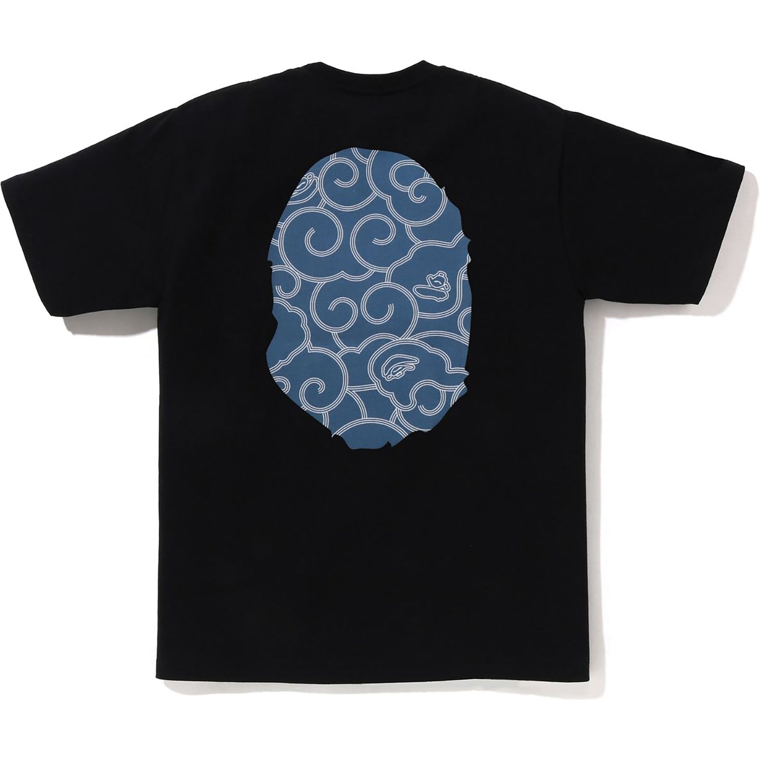 BAPE JAPANESE CLOUD CAMO BIG APE HEAD TEE MENS