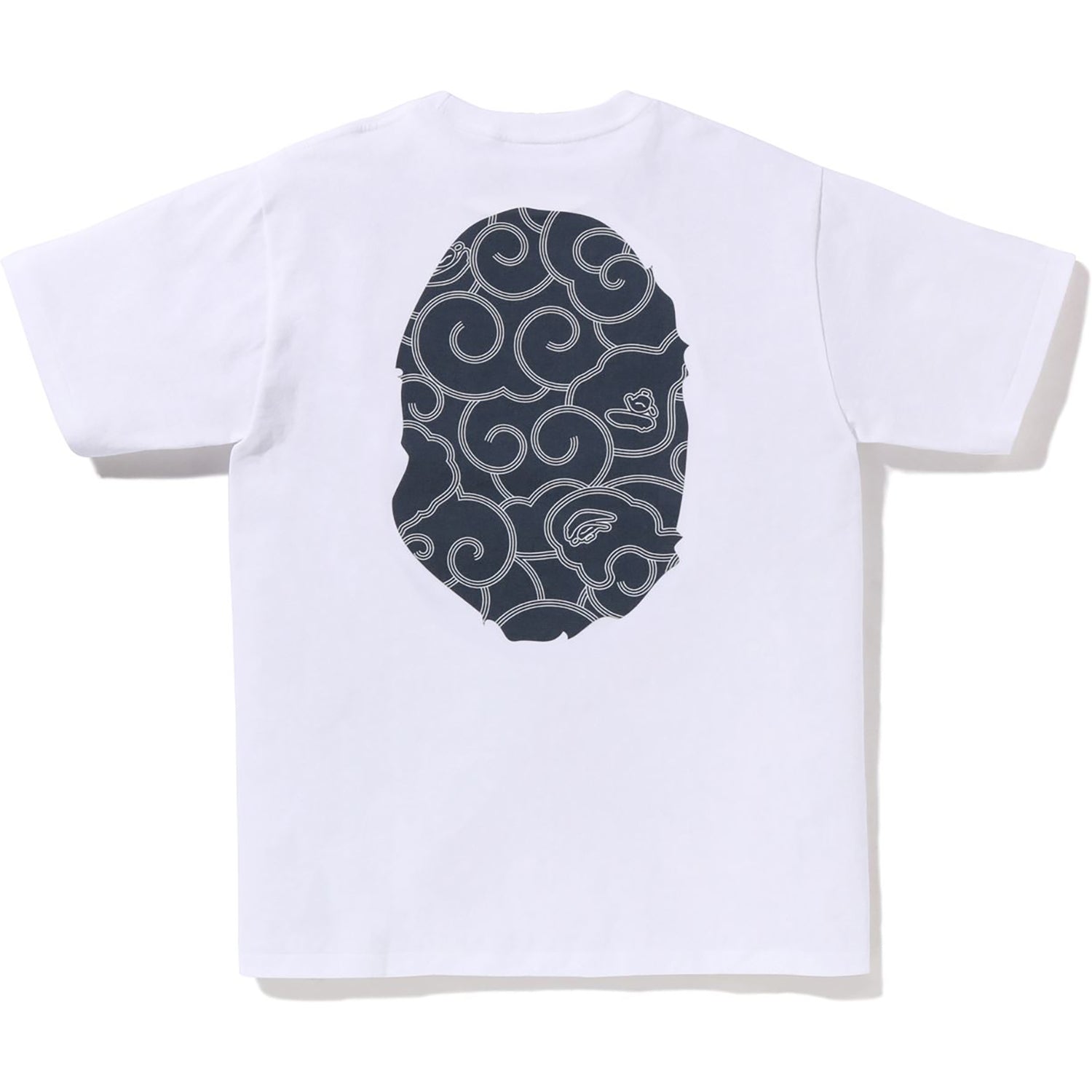 BAPE JAPANESE CLOUD CAMO BIG APE HEAD TEE MENS