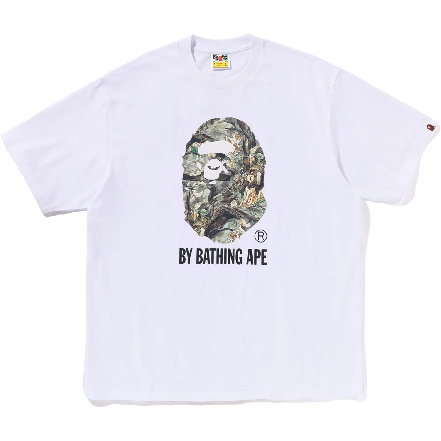 BAPE TREE EDGE CAMO BY BATHING APE RELAXED FIT TEE MENS