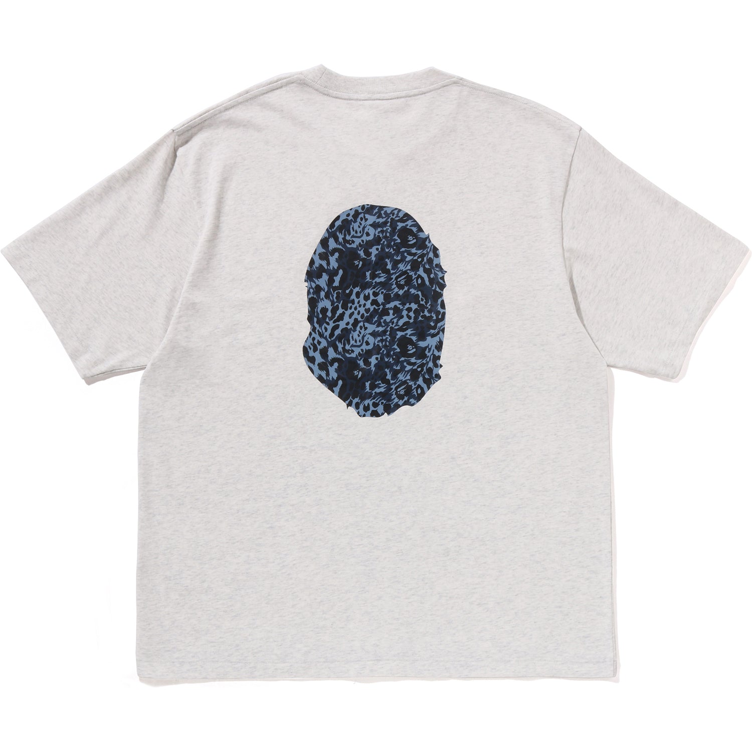 BAPE WILD LEOPARD PATTERN APE HEAD RELAXED FIT TEE MENS