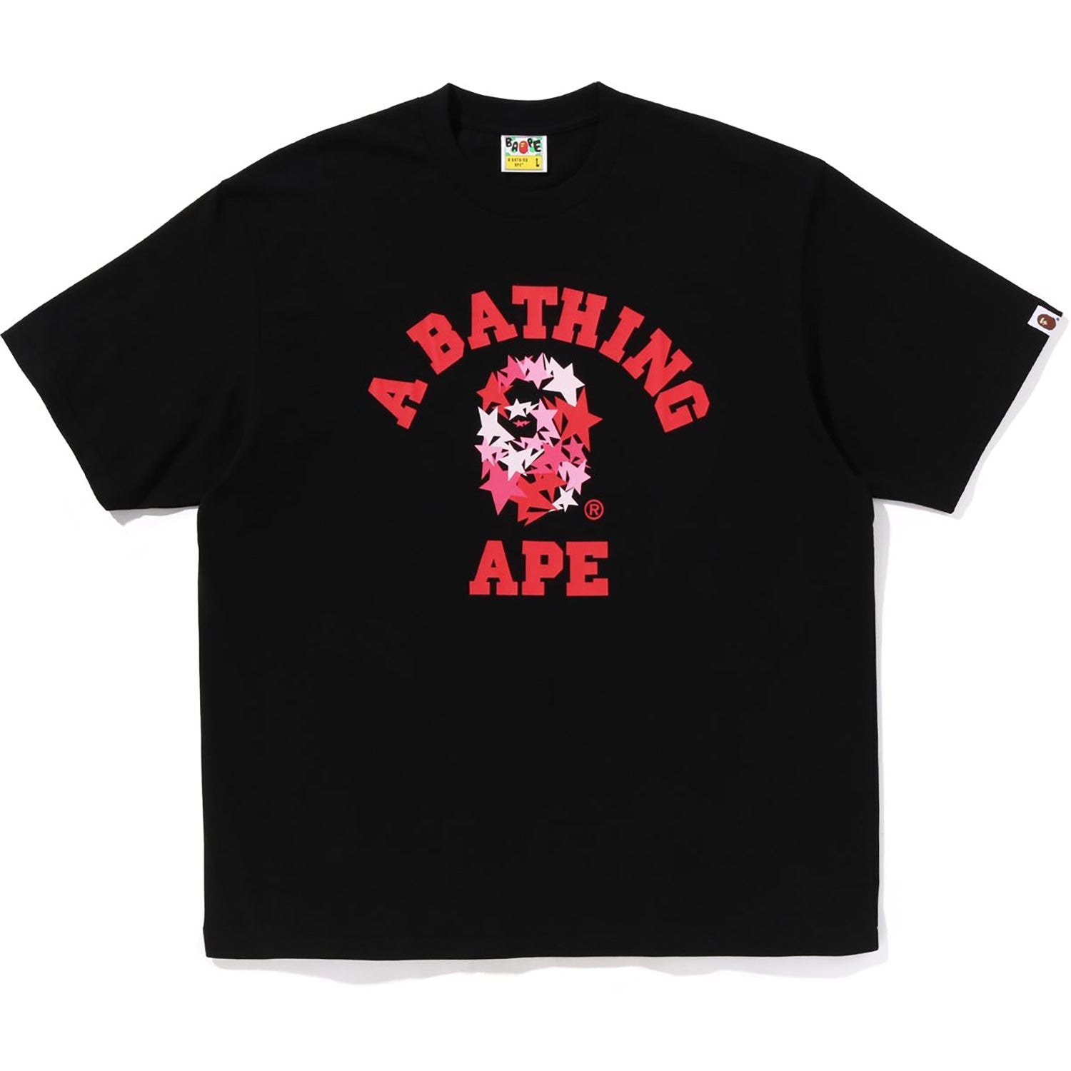 BAPE STA COLLEGE RELAXED FIT TEE MENS