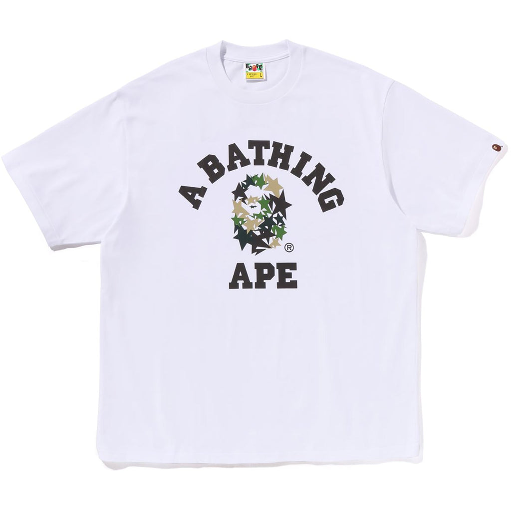 BAPE STA COLLEGE RELAXED FIT TEE MENS
