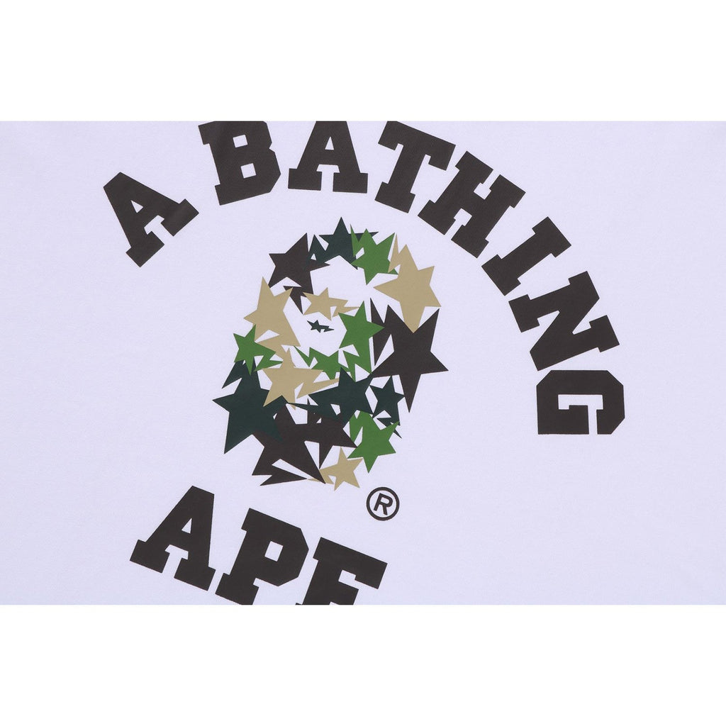BAPE STA COLLEGE RELAXED FIT TEE MENS