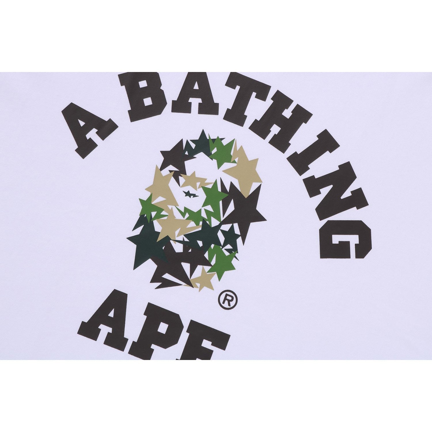 BAPE STA COLLEGE RELAXED FIT TEE MENS