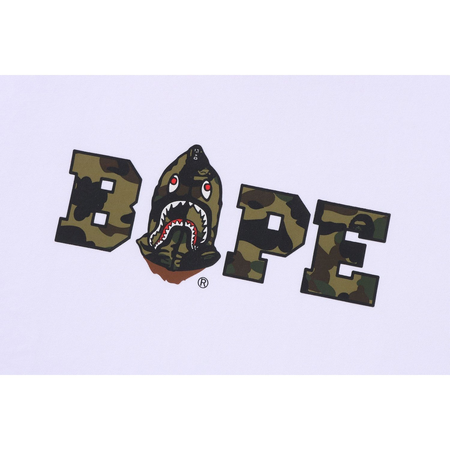 BAPE 1ST CAMO LOGO RELAXED FIT TEE MENS